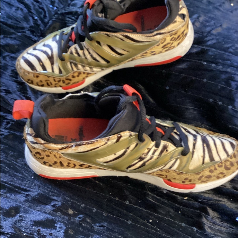 The Hundreds x Major Hoya Leopard Zebra Print Sneakers  8 (Women’s 9.5)